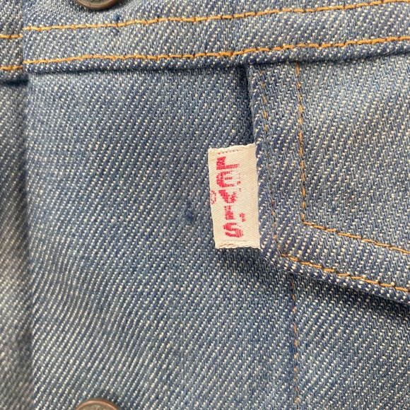 Levi's Denim Sm Vest Harley Davidson Broken Wings Patches Sleeveless Biker - Picture 5 of 12